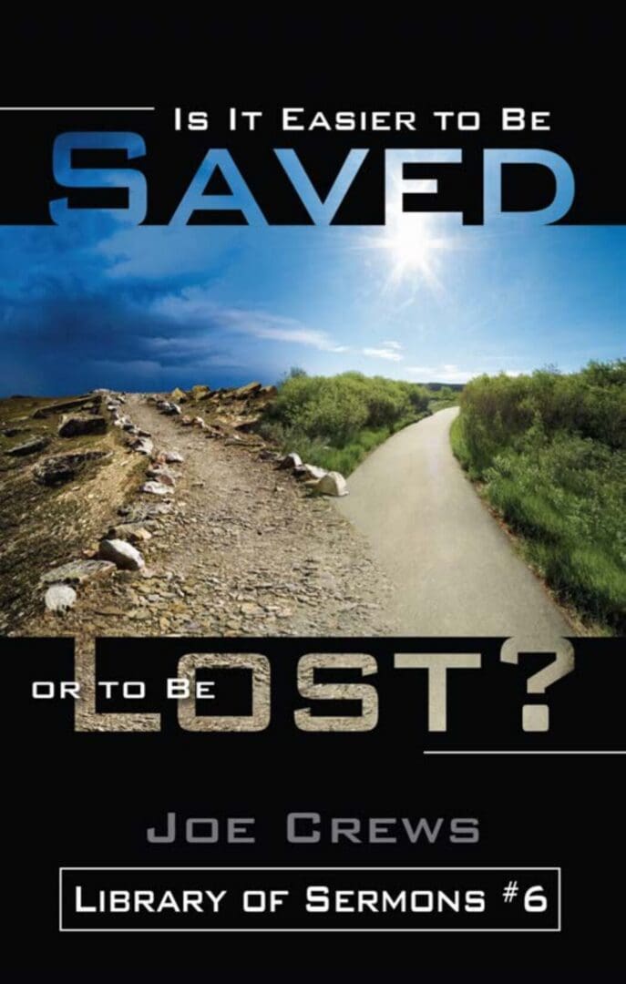 A book cover with the title " saved or to be lost ?"