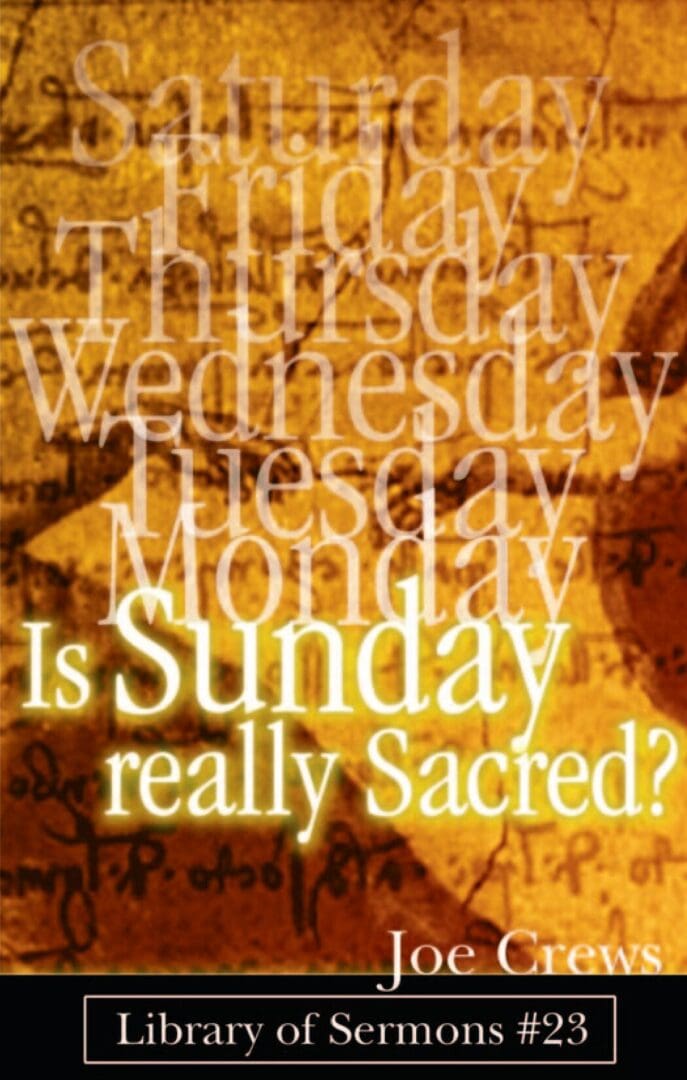 A picture of the word " is sunday really sacred ?"